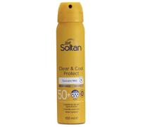 Soltan Clear & Cool Protect Suncare Mist SPF50+ 100ml - High Protection Invisible Mist with Cooling Effect, 5-Star UVA Rating, Non-Greasy & Quick-Drying, Ideal for On-the-Go Sun Protection