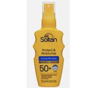 Soltan Protect & Moisturise Suncare Mini Spray SPF50+ 75ml, Travel