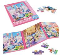 SOLTIRA Princess Puzzles for 3-5 year olds (Castle/Ball/Elf, 3 * 20PCS)