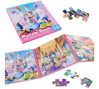 SOLTIRA Princess Puzzles for Girls age 5-8 (Castle/Ball/Elf, 3 * 42PCS)