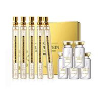 Soluble Protein Thread and Nano Gold Essence Combination, Korean Protein Thread Lifting Set, Korean Essence Absorbable Collagen Thread for Face Lift (1Set+5Pcs)