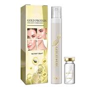 Soluble Protein Thread and Nano Gold Essence Set, Face Essence + Soluble Protein Thread, Makes Improvement Of Skin Elasticity, Reduce Fine Lines Wrinkle (1pcs)