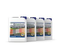Soluguard Multi Surface Biocide (4 x 5L) - High Strength, Ready For Use Against Fungi, Mould, and Algae on Internal and External Walls & Surfaces