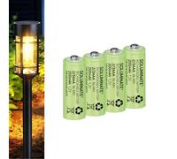 SOLUMINATE™ Rechargeable 2/3AAA Solar Light Batteries 1.2V NiMH (4-Pack)