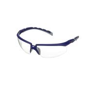 Solus 3M 2000 Series, Blue/Grey Temples, Clear Anti-Scratch+ lens, S2001ASP-BLU