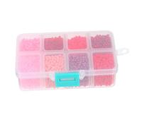 SOLUSTRE 1 Box Mixed Color Seed Beads Kit for Jewelry Making Tiny Craft Beads for Bracelets Necklaces Earrings DIY Accessories for Women Adults Lightweight Plastic