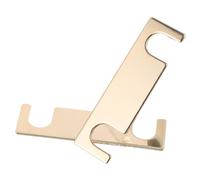 SOLUSTRE 1 Pair Copper Speaker Terminal Bridge Bar Straight 4-Position 45mm | Golden finish, smooth flat contact surface, for speaker cabinet plates, supports DIY audio upgrades and home theatres