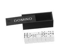 SOLUSTRE 1 Set Mini Dominoes Set with 28 Tiny Domino Blocks Storage Box Dollhouse Accessories Realistic Miniature Board Game for Kids Creative and Interactive Play