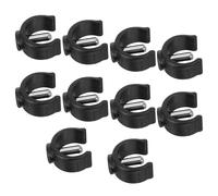 SOLUSTRE 10 Pcs C-Shape Locking C Clamp Walker Cane Accessories Reliable Secure Fit Abs and Steel Material Non-Slip Crutch Pin Locks for Seniors and Individuals with Disabilities