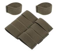SOLUSTRE 10 Pcs Elastic Belt Keeper Bands with Nylon Twill Design for Secure Fit on Straps and Belts, Simple Stylish Retainer Loops for Casual Outings and Formal Events