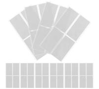 SOLUSTRE 10 Sheets White Drawer Identification Stickers Made of Tracing Paper for Organizing and Labeling in Offices and Schools with Simple White Aesthetic and Clean Design