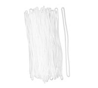 SOLUSTRE 100 Pcs Luggage Tag Loops Luggage Strap Set Comfortable PVC Material Not Easy to Crack for Bags and Suitcase Use at Railways and Airports