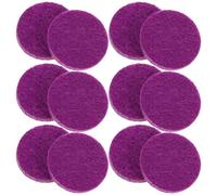 SOLUSTRE 100pcs Aromatherapy Diffuser Pad Essential Oil Diffuser Necklace Refill Pads Compact Design round Cotton Elegant Light Weight for Wears Aromatherapy Necklace Enjoy Essential Oils