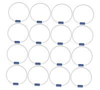 SOLUSTRE 100pcs Cable Seals Tamper Steel Wire Security Tags for Truck Trailers Cargo Containers Oil Tanks Pull Tight Self-locking Anti-theft Seals