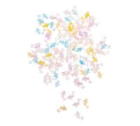 SOLUSTRE 100pcs Dolphin Nail Charms: Resin Fish Decorations Cartoon Ocean Animal Accessories For Nail Art Summer 3d Cute Manicure DIY Decoration