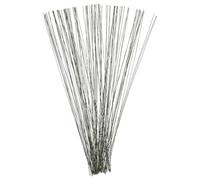 SOLUSTRE 100pcs Floral Stem Wire 15.75in Paper Covered Flower Design Wire with Smooth Surface and Burrfree Cut Ends for DIY Flowers and Wedding Decor
