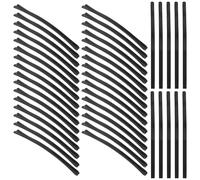 SOLUSTRE 100pcs Jumbo Curved Bobby Pins Black Alloy Hair Clips with Secure Fit and Compact Portable Design for Daily Wear and Weddings, Hair Accessories for Women