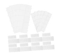 SOLUSTRE 100pcs No Trace Double-sided Tape Craft Double Sided Tape Round Self Adhesive Stickers Transparent Glue White