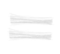SOLUSTRE 100pcs White Floral Wire Stems Gauge Flexible Iron Wire for DIY Flower Arranging Bouquet Wrapping Crafting and Artistic Floral Creations and Bendable for Home Office and Event