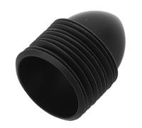 SOLUSTRE 10pcs 35mm Black Pp Speaker Dust Cap Protector, Bullet-head Dome Shape, Reduce Noise and Distortion, Suitable for Subwoofer and Voice Coil in Home Audio System Repair