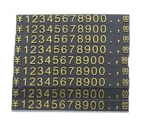 SOLUSTRE 10pcs Adjustable Plastic Jewelry Price Tags Cubes with Angled Design for High Visibility on Jewelry Counter Stand, Streamlining Price Marking Tag Management for Rings and Bracelets