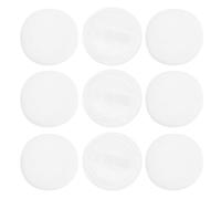 SOLUSTRE 10pcs Cotton Powder Puff Set 60x7mm White Face Powder Makeup Foundation Applicator for Loose and Body Talcum Uk