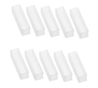 SOLUSTRE 10pcs Glass Cuvettes Path Laboratory Glassware for Spectrometer Fluorometer Chemistry Tools Food Analysis and Research