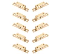 SOLUSTRE 10pcs Magnetic Cabinet Latch: Cabinet Door Magnets - Magnetic Wardrobe Door Catch - Solid Brass Hardware for Closets Cupboards Drawers
