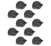 SOLUSTRE 10pcs Miniature Hedgehog Statues Resin Animal Figurines Fine Workmanship and Long Serving Life, Realistic Mini Hedgehog Decor for Mini House Landscape and Garden