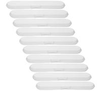 SOLUSTRE 10pcs Plastic Storage Boxes with Lids, Organizer for Tongue Scraper and Crafts Making Tools, Easy to Store, for Daily Care Storage and Travel