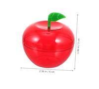 SOLUSTRE 10pcs Plastic Wedding Treat Boxes Red Party Favour Boxes Easy to Store and Bright Colour Adorable Candy for Wedding and Festival Decorations