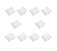 SOLUSTRE 10pcs Reflective Road Markers for Urban Roads and Crosswalks, High-reflectivity Abs Pavement Safety Reflectors with Raised Design, for Sidewalks and High-traffic Highway Areas