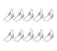 SOLUSTRE 10pcs Trumpet Water Gate Springs Iron Silver Easy to Install Easy to Replace Suitable for French Horn and Wind Instruments Maintenance