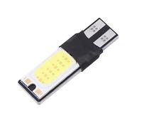 SOLUSTRE 10Pcs Ultra Thin LED Indicator Lamps High Light Cob Car Reading Wide Angle Illumination Bulbs with Built in Can Bus Resistor Plug Play for Vehicle Fit