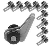 SOLUSTRE 10pcs Versatile Fishing Rod Hook Holder Made of Sturdy Abs Material Unique Design Simple Appearance Prevents Loosening Secures Fishing Lures