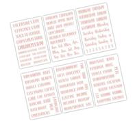 SOLUSTRE 117pcs Budget Item Stickers Cash Envelope Labels 4.7x3.5inch Sturdy PVC Adhesive Stickers with Creative Font Design and Classic Colors for Budget Planning and Classification
