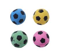 SOLUSTRE 12 Pcs Sponge Soccer Ball for Cats and Small Pets Football Shape Balls to Stimulate Pet's Natural Instincts and Strengthen Friendship as Interactive Pet Random Random Color
