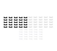 SOLUSTRE 120pcs Self-Adhesive Cable Clamp Cord Organiser with TPR Material for Easy to Store and Organizing Cords, for Household Cable Fixation on Desktop or Wall