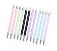 SOLUSTRE 12PCS Inkless Reusable Pencils with Erasers Lightweight Break-resistant Colored Everlasting Writing and Drawing Supplies for Students Artists Office Use