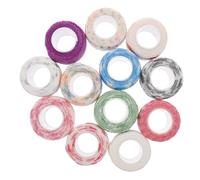 SOLUSTRE 12pcs Sports Finger Self-Adhesive Wraps for Finger Protection Multi-Color Cohesive Tape Suitable for Sports Injury Prevention and Outdoor Activities