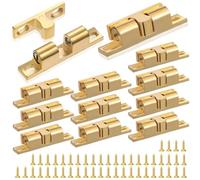 SOLUSTRE 12pcs Zinc Alloy Ball Catch Latches for Cupboard Door and Cabinet, Corrosion and Rust Protection, Easy to Install, Lightweight Metal Door Ball Catches for Home Furniture Use