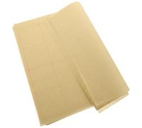 SOLUSTRE 140 Sheets Thickened Khaki Calligraphy Practice Paper for Writing and Art Class Portable Chinese Calligraphy Rice Paper for Professional