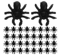 SOLUSTRE 150pcs Halloween Nail Charms: Halloween Animal Spider Nail Charms - Dark Style 3D Manicure Accessories for Parties Cosplay Carnivals