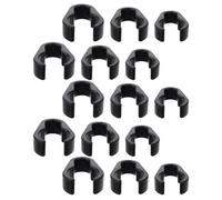 SOLUSTRE 15Pcs Microphone Cable Clips Sturdy Plastic Cable Holders for Mic Stand Pole with Effective Fixing to Prevent Tangling in KTV and Stage Use
