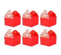 SOLUSTRE 15pcs Red Paper Wedding Candy Boxes, Creative and Decorative Sweet Treat Packing Boxes for Wedding Party Decor, Not Easy to Deform with Fine Workmanship