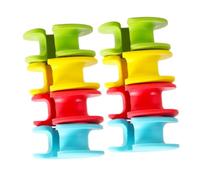 SOLUSTRE 15pcs Silicone Windproof Hanger Hooks for Clothes, Easily Fixed Anti-Drop Household Hooks, for Business Trip and Travel Use Random Color