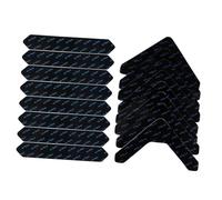 SOLUSTRE 16pcs Curling Non Skid Rug Pad Fixing Stickers Trace Less Adhesive Carpet Grippers for Hard Floors Reusable Residue Easy to Apply and Remove for Home Use