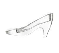 SOLUSTRE 1Pc Decorative Mini Crystal High Heel Shoe Adornment Transparent Crystal Shoe Ornament for Home Office and Wedding Props Premium Quality Desktop Decor