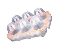 SOLUSTRE 1pc Portable Egg Storage Organizer Case Lightweight Outdoor Camping Egg Container Lock Seal for for Fridge and Travel Protection Box