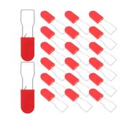 SOLUSTRE 1set Plastic Padlock Security Seals Tamper-evident Abs Plastic Locks with Self-Locking Steel Cable and Writable Surface Space Saving and Traceable for Containers and Cash 100pcs
